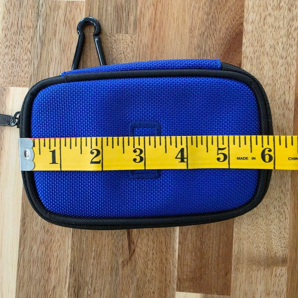 Nintendo DS Lite Blue Black Nylon Carrying Case Carabiner A.L.S. Industries 2007